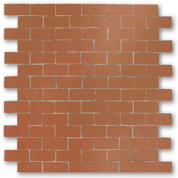 Mosaic House Moroccan tile Breeze SQ 4 Rust  solid zellige, mosaic, zellij, field, pattern, glaze, simple, classic, bricks 